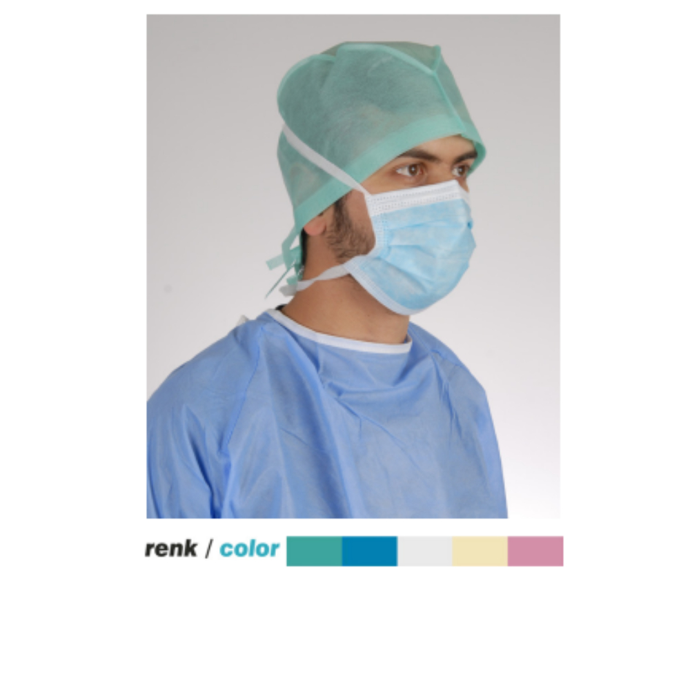 BAĞCIKLI CERRAHİ MASKE - LACE-UP SURGICAL MASK